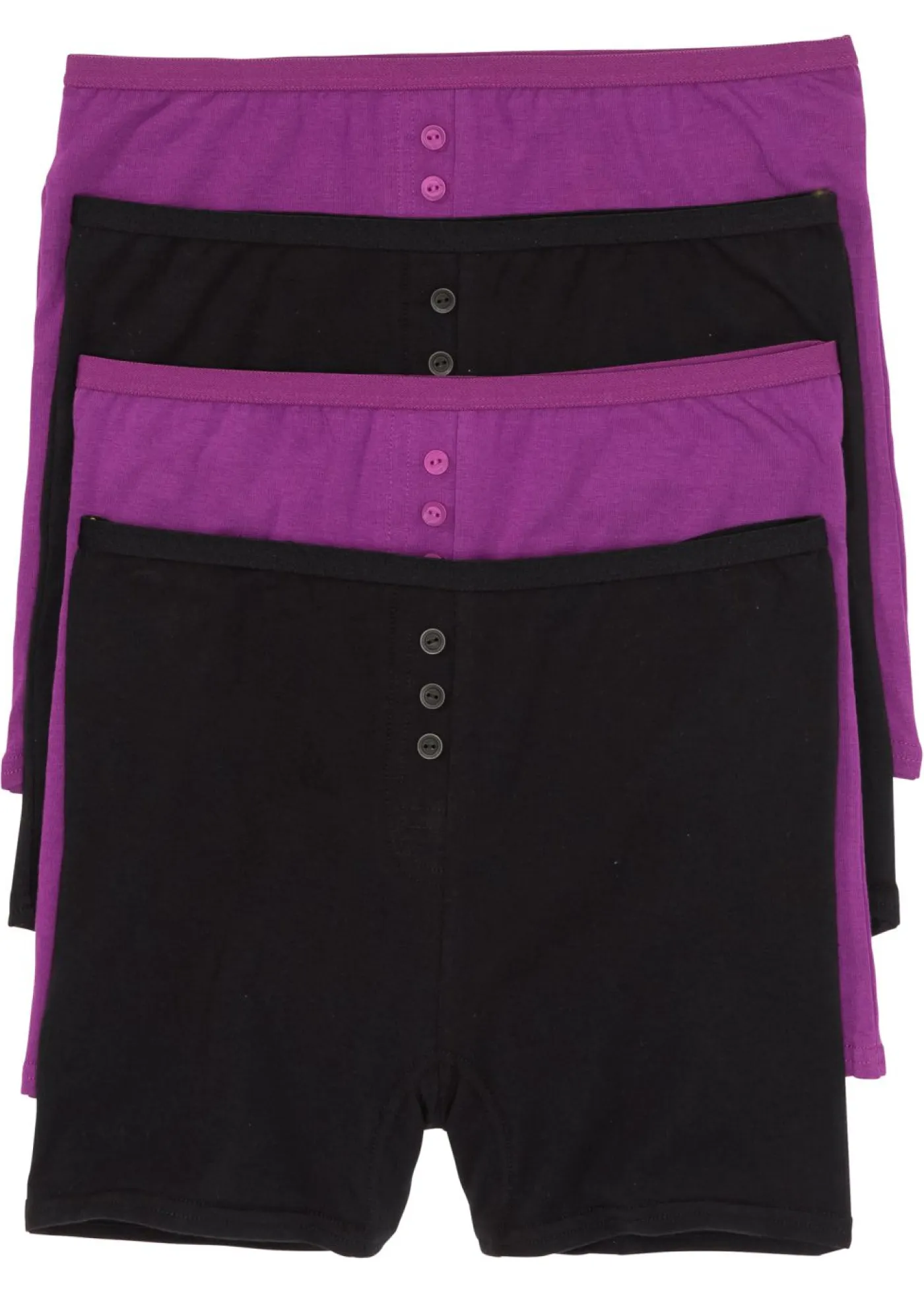 Discount Braguita bóxer de talle alto (4 unidades) Mujer Ropa Interior De Algodón|Básicos