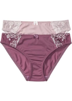 Online Braguita con bordado delicado (2 unidades) Mujer Lencería|Bragas