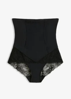 Online Braguita con efecto moldeador medio, talle alto y encaje Mujer Ropa Interior Moldeadora|Bragas