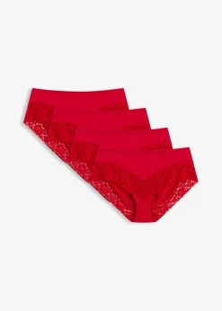 Sale Braguita con encaje (4 unidades) Mujer Ropa Interior De Algodón|Bragas