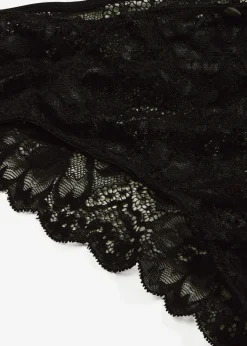New Braguita con encaje de flores Mujer Lencería|Bragas