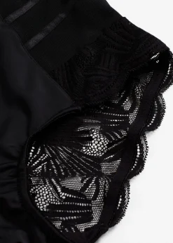 Sale Braguita con encaje y efecto moldeador medio Mujer Ropa Interior Moldeadora|Bragas