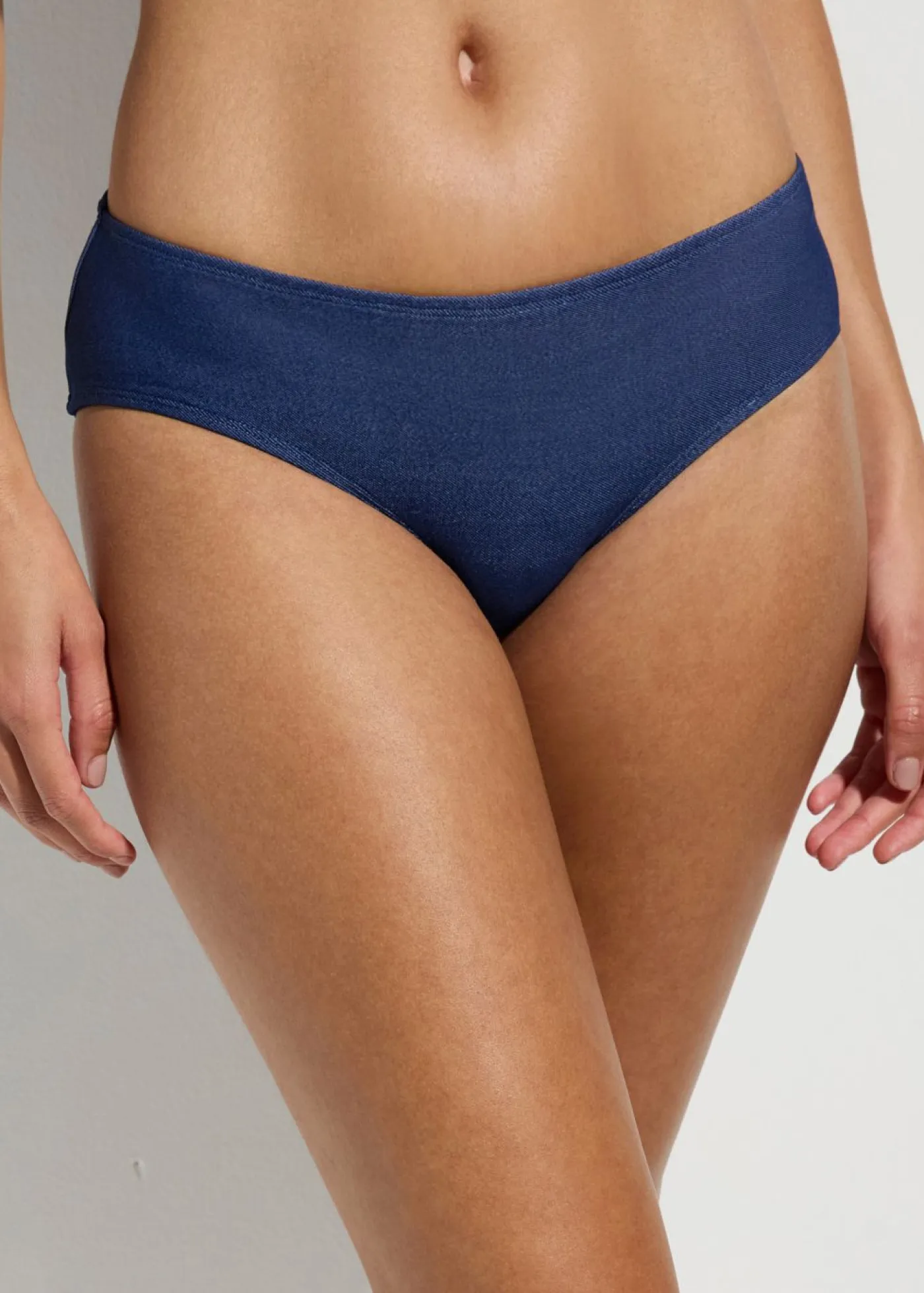 Hot Braguita de bikini con aspecto vaquero Mujer Conjuntos De Traje De Baño|Tankinis