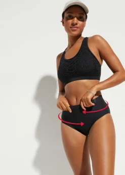Discount Braguita de bikini de tiro alto con ligero efecto moldeador Mujer Conjuntos De Traje De Baño|Vestidos Moldeadores