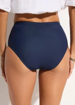 Online Braguita de bikini highwaist con ligero efecto moldeador y fruncido Mujer Conjuntos De Traje De Baño|Vestidos Moldeadores