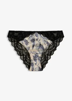 Sale Braguita de satén estampado Mujer Lencería|Bragas