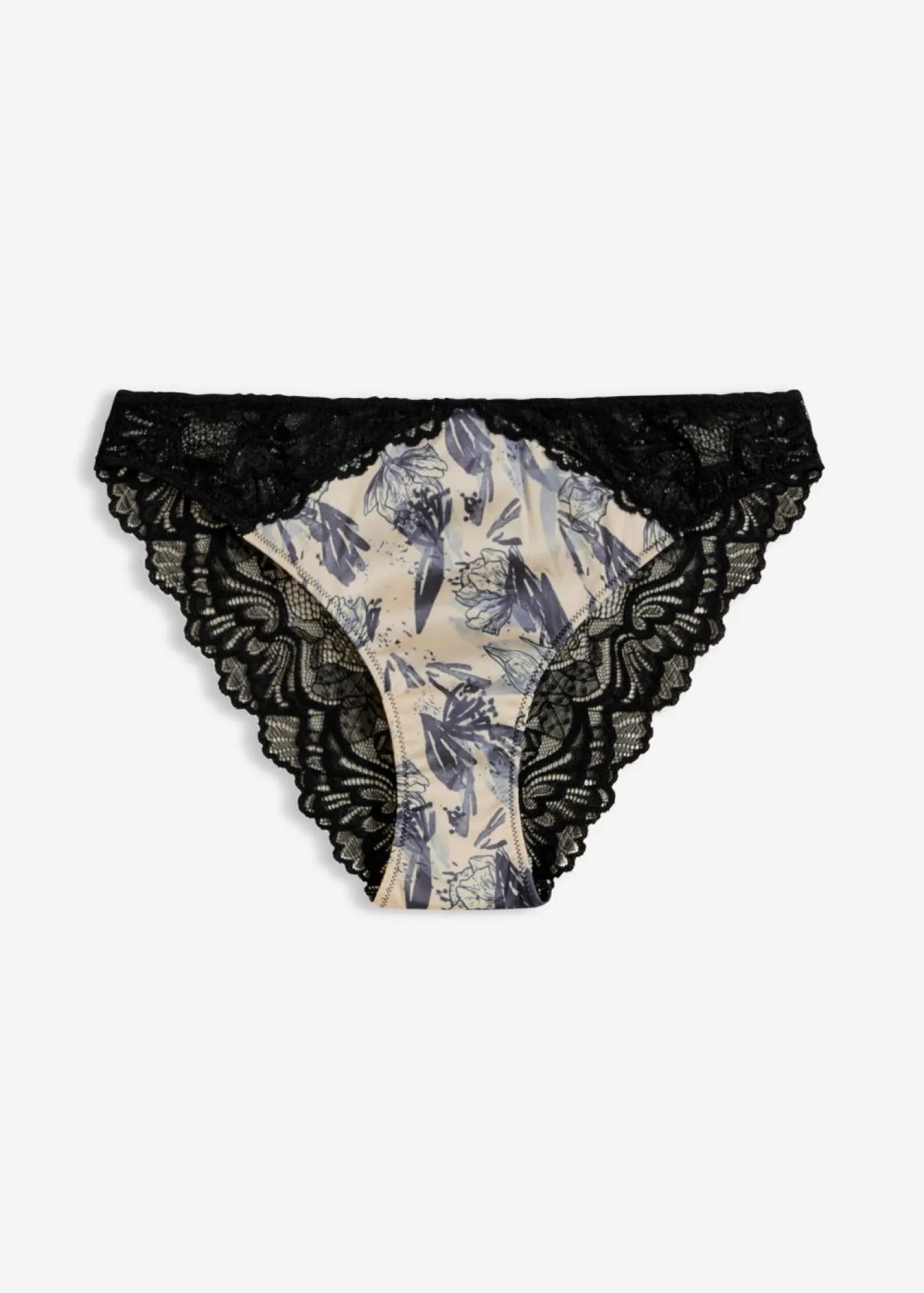 Sale Braguita de satén estampado Mujer Lencería|Bragas
