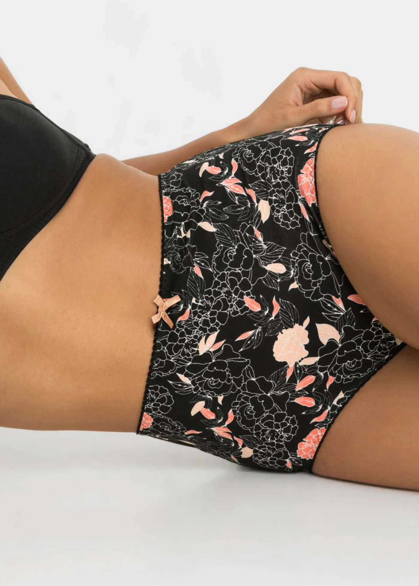 Best Braguita de talle alto (4 unidades) Mujer Ropa Interior De Algodón|Bragas