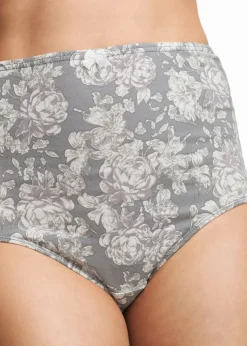 Outlet Braguita de talle alto (4 unidades) Mujer Ropa Interior De Algodón|Bragas
