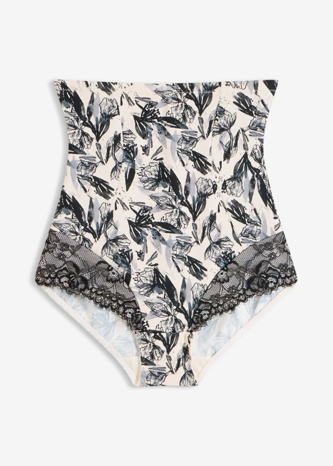 Discount Braguita de talle alto con encaje y efecto moldeador medio Mujer Ropa Interior Moldeadora|Bragas