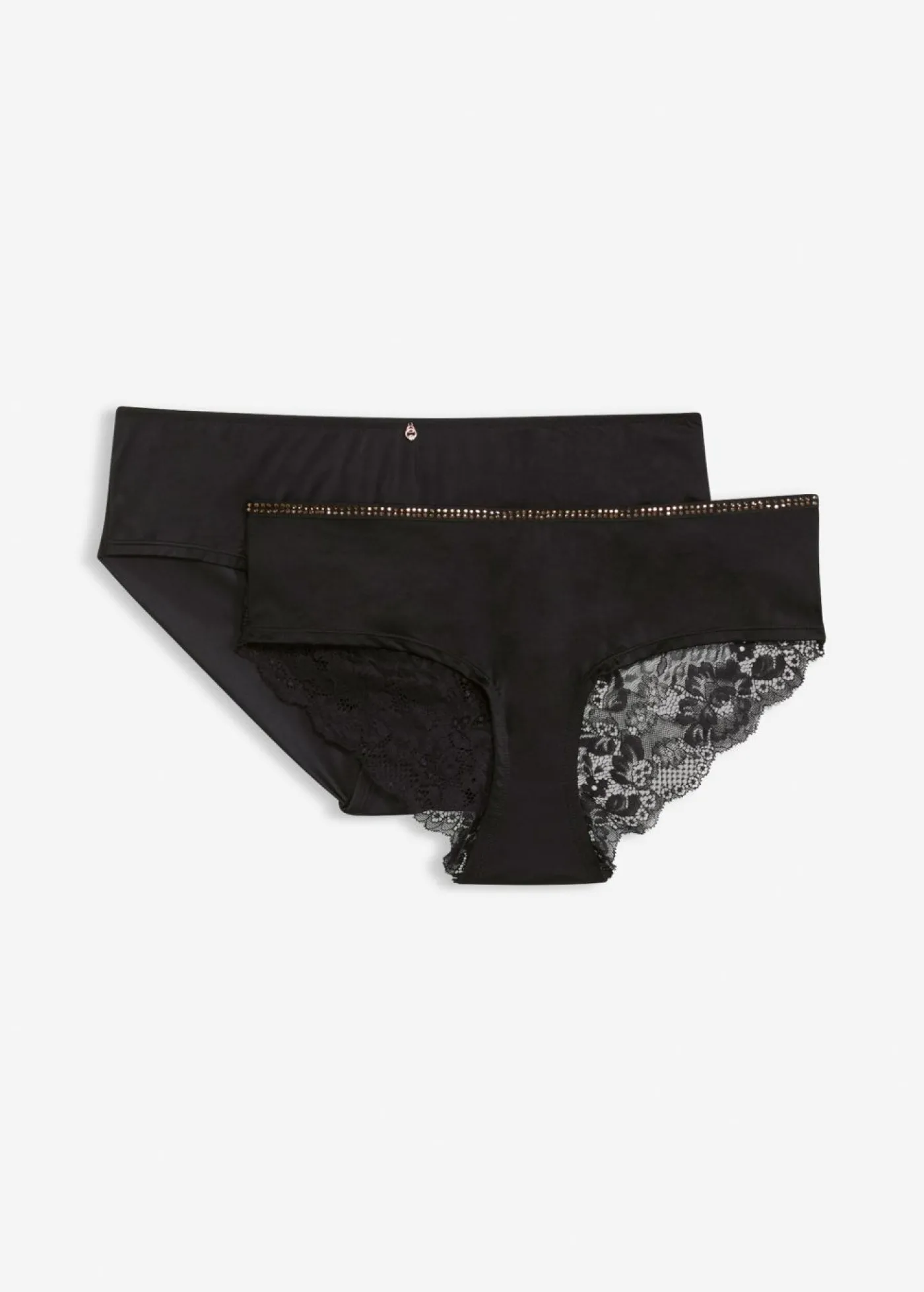 Outlet Braguita hipster de encaje elegante (2 unidades) Mujer Lencería|Bragas