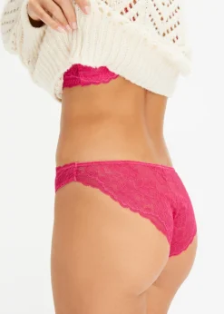Online Braguita mini de encaje (2 unidades) Mujer Lencería|Bragas