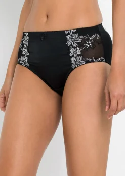 New Braguita moldeadora con bordado (2 piezas) Mujer Bragas