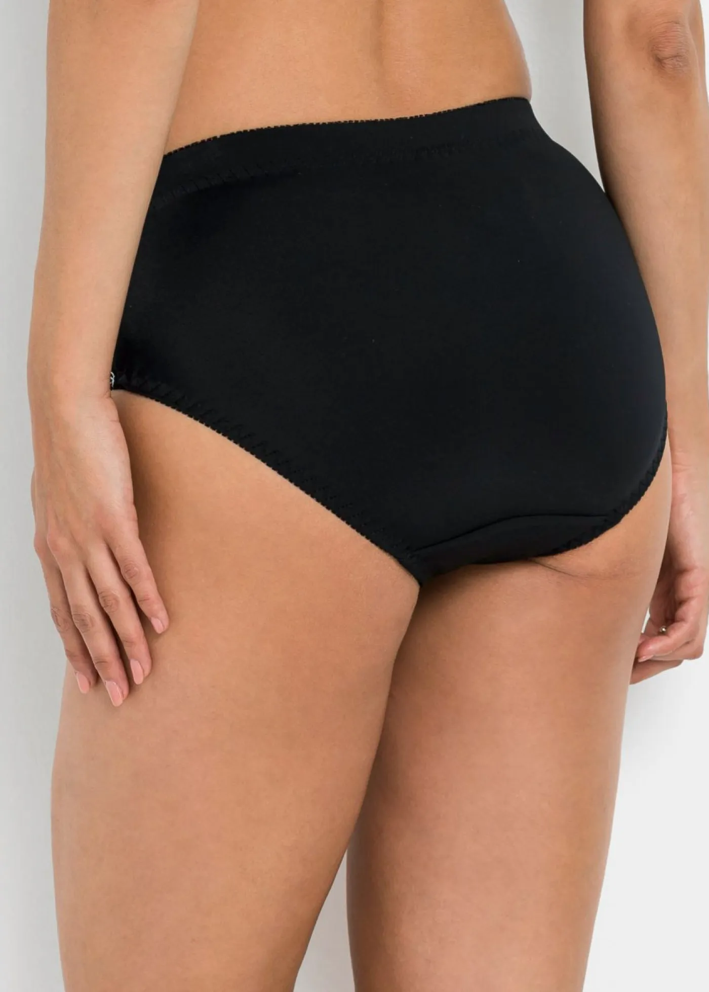 New Braguita moldeadora con bordado (2 piezas) Mujer Bragas