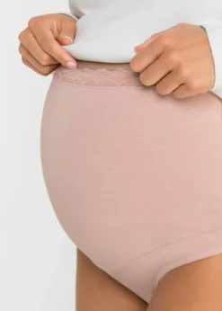 Clearance Braguita premamá de algodón orgánico (2 unidades) Mujer Ropa Interior De Algodón|Premamá Y Lactancia