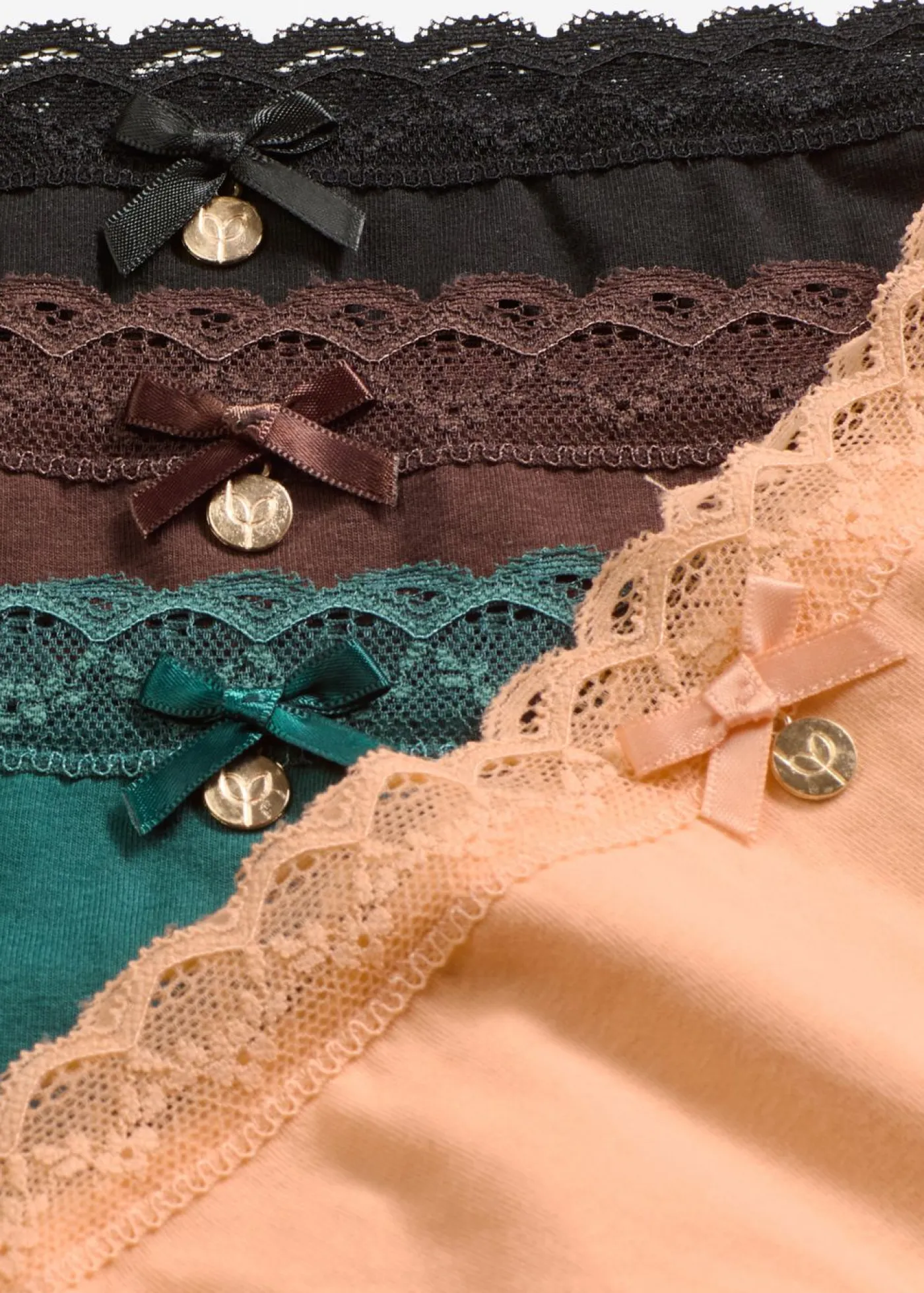 Online Braguitas con encaje (5 unidades) Mujer Temática·Lencería De Primavera|Ropa Interior De Algodón