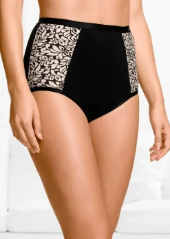 Hot Braguitas de talle alto con algodón orgánico (4 unidades) Mujer Ropa Interior De Algodón|Bragas