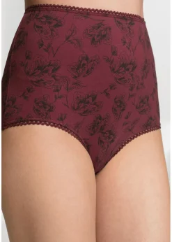 Sale Braguitas de talle alto con algodón orgánico (4 unidades) Mujer Ropa Interior De Algodón|Bragas
