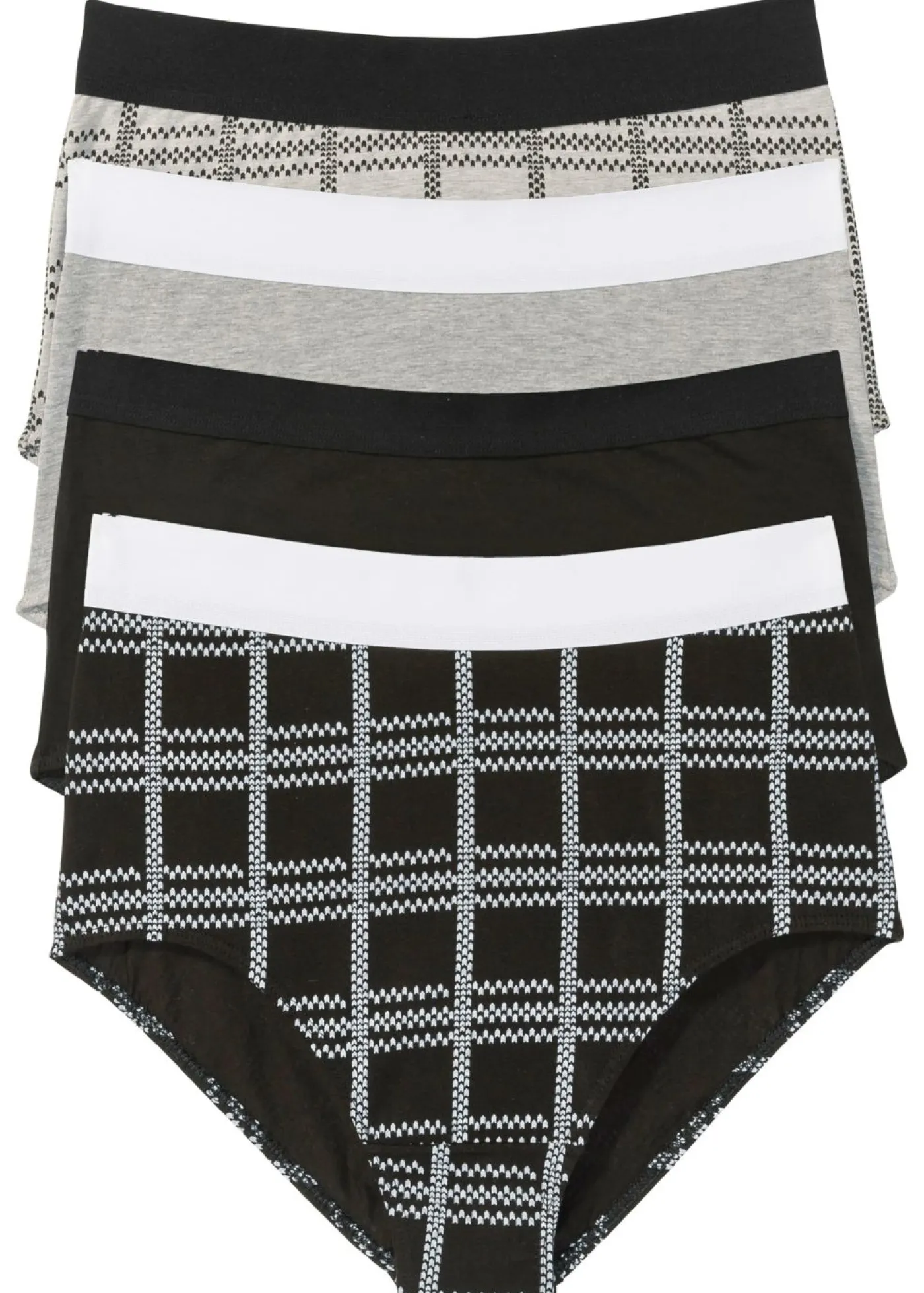New Braguitas de talle alto con algodón orgánico (4 unidades) Mujer Ropa Interior De Algodón|Bragas