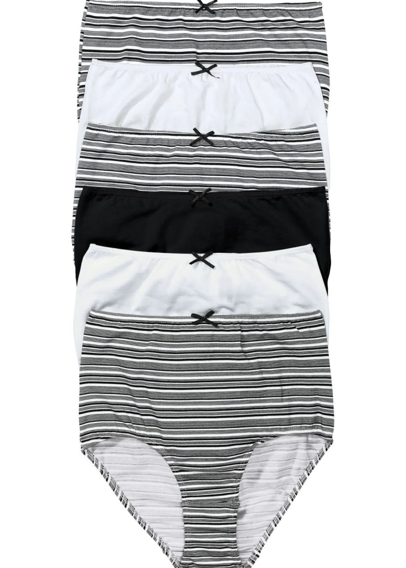 Outlet Braguitas de talle alto (6 unidades) Mujer Ropa Interior De Algodón|Bragas