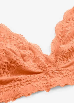 Online Bralette cómodo con algodón orgánico suave y encaje Mujer Novedades|Novedades