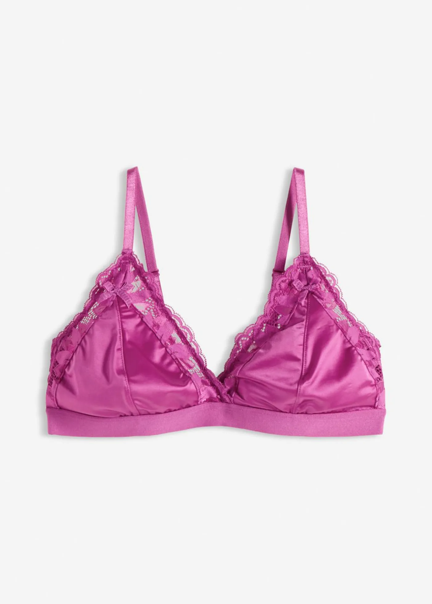 Hot Bralette de material brillante Mujer Lencería|Sujetadores