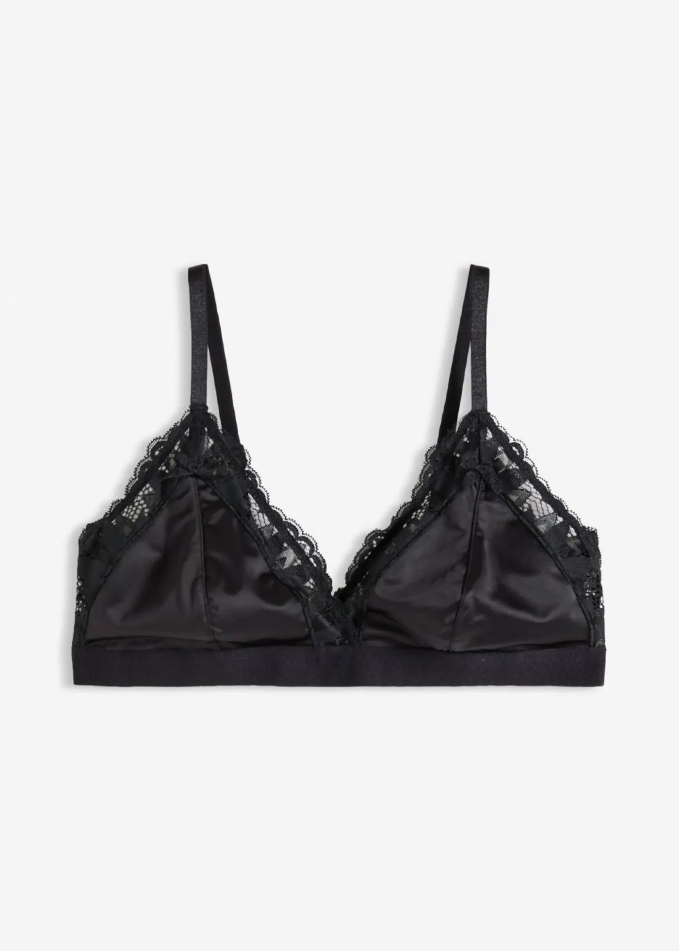 Outlet Bralette de material brillante Mujer Sujetadores|Lencería