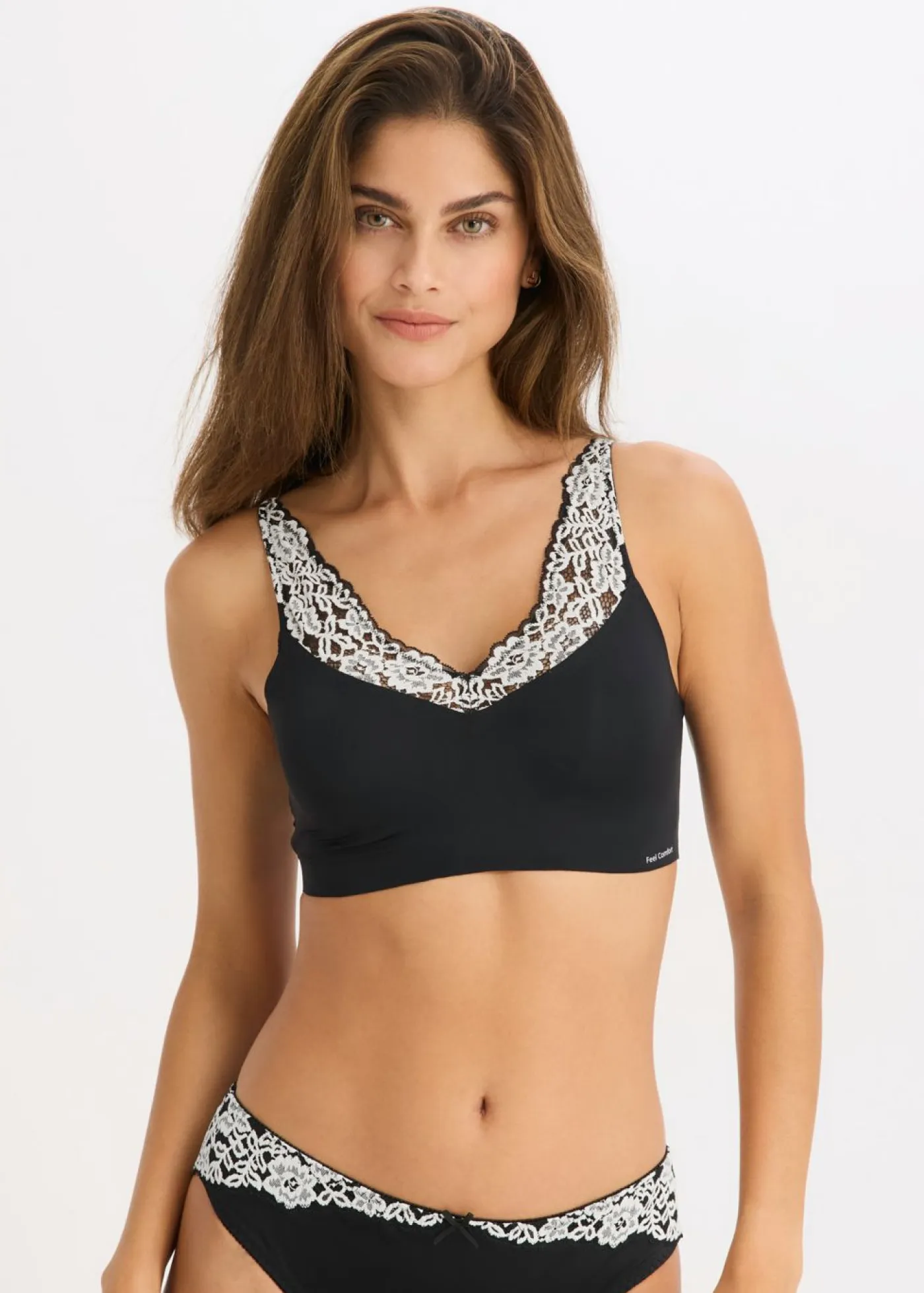 Best Bralette Feel Comfort con corte láser Mujer Sin Costuras|Sujetadores