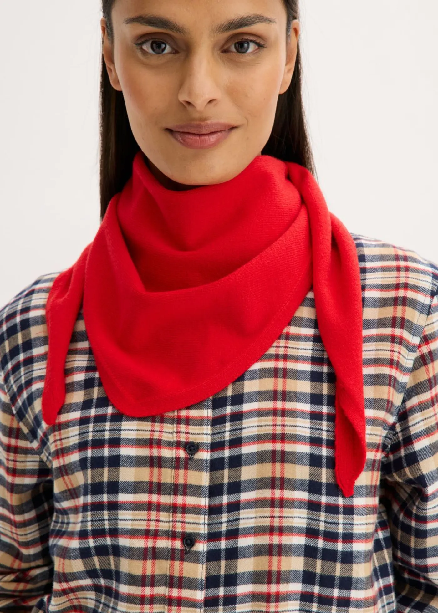 Online Bufanda triangular de punto Mujer Bufandas Y Pañuelos