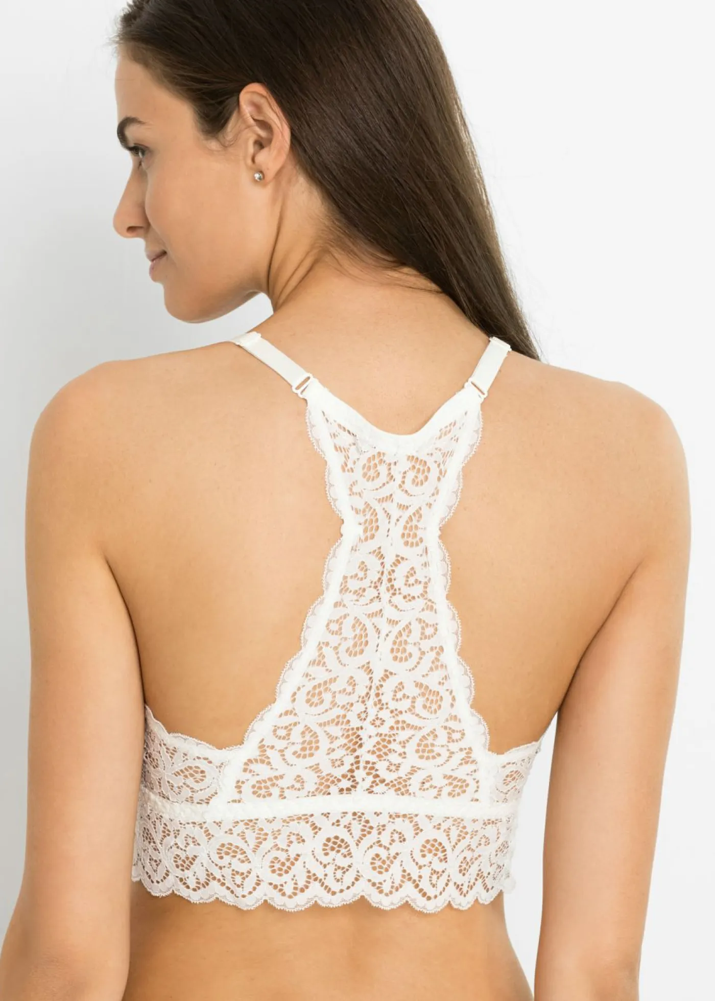 Outlet Bustier con encaje elástico Mujer Lencería|Sujetadores