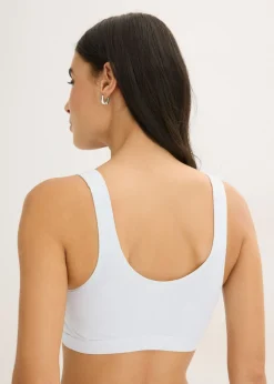 New Bustier de algodón orgánico (3 unidades) Mujer Ropa Interior De Algodón|Ropa Interior Deportiva