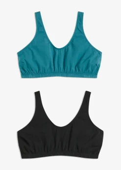 Clearance Bustier de algodón (2 unidades) Mujer Básicos|Ropa Interior De Algodón