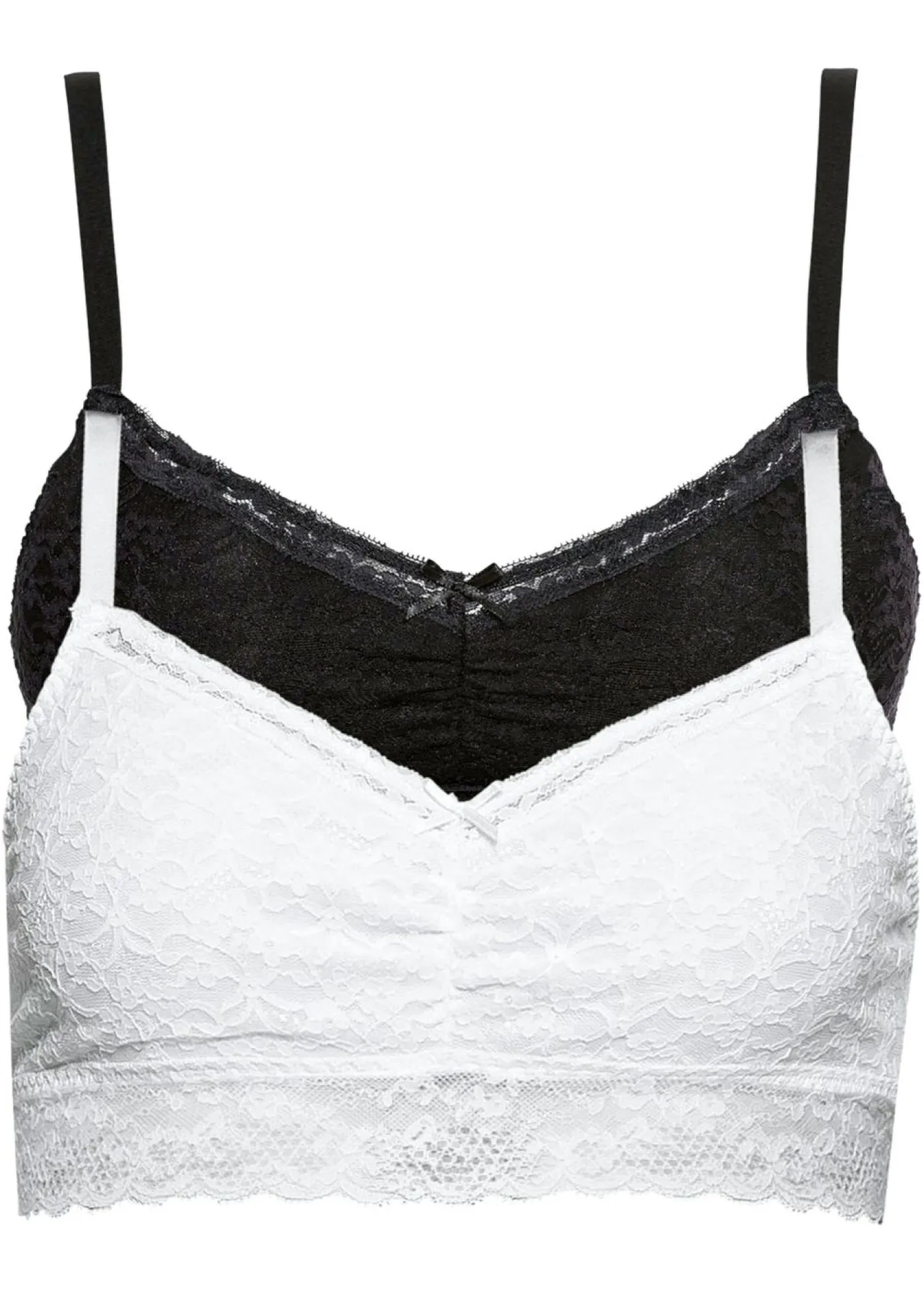 Discount Bustier de encaje suave (2 unidades) Mujer Lencería|Sujetadores