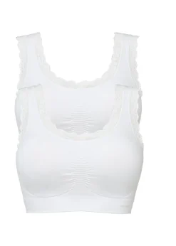Outlet Bustier Feel Comfort sin costuras (2 unidades) Mujer Sin Costuras|Básicos