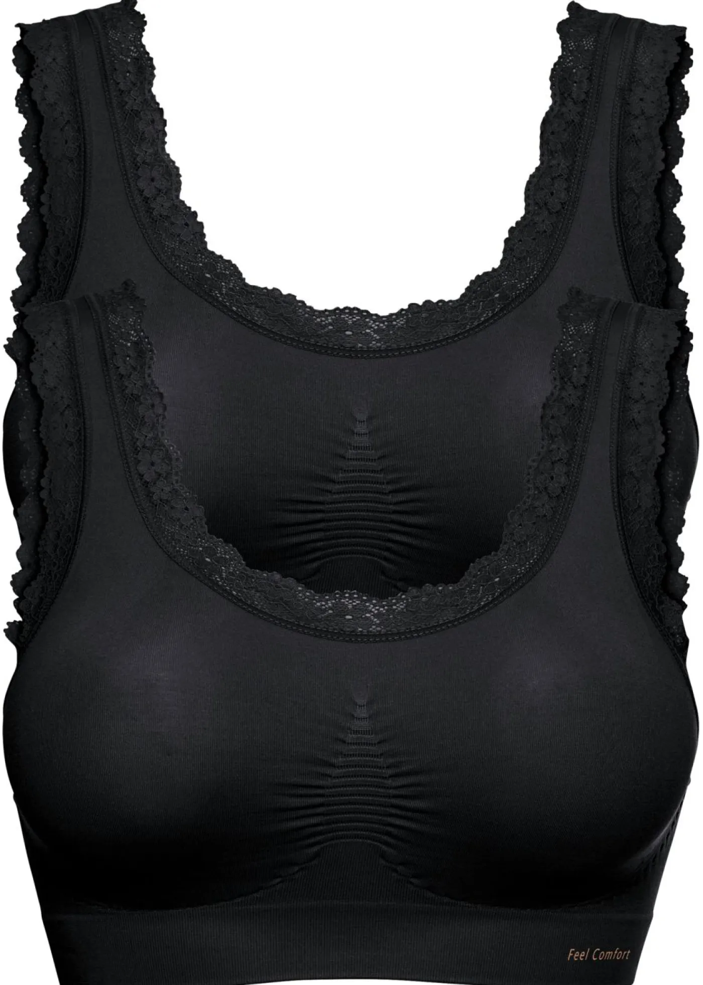 Sale Bustier Feel Comfort sin costuras (2 unidades) Mujer Sin Costuras|Básicos