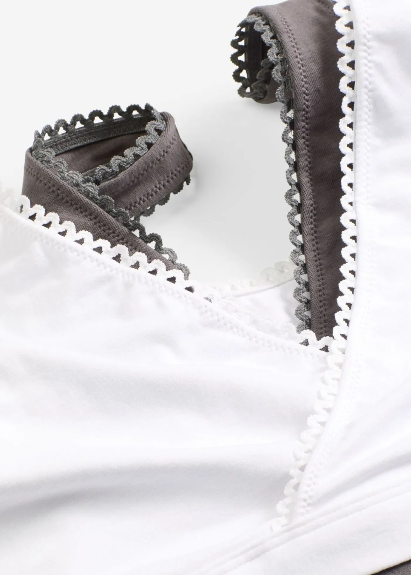 Discount Bustier reversible de algodón orgánico suave (2 unidades) Mujer Básicos|Sujetadores