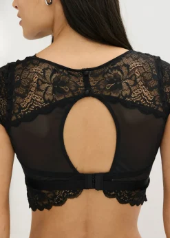 Outlet Bustier sin aros con encaje de flores Mujer Lencería|Sujetadores