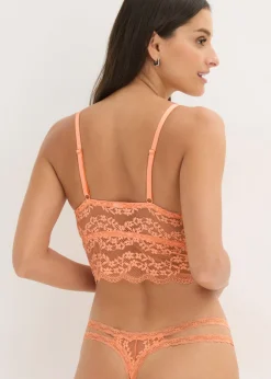 Discount Bustier sin aros con encaje de flores Mujer Temática·Lencería De Primavera|Lencería