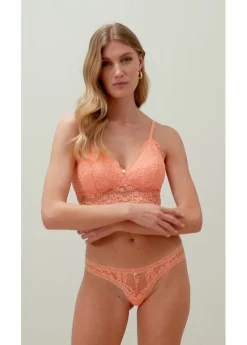Discount Bustier sin aros con encaje de flores Mujer Temática·Lencería De Primavera|Lencería