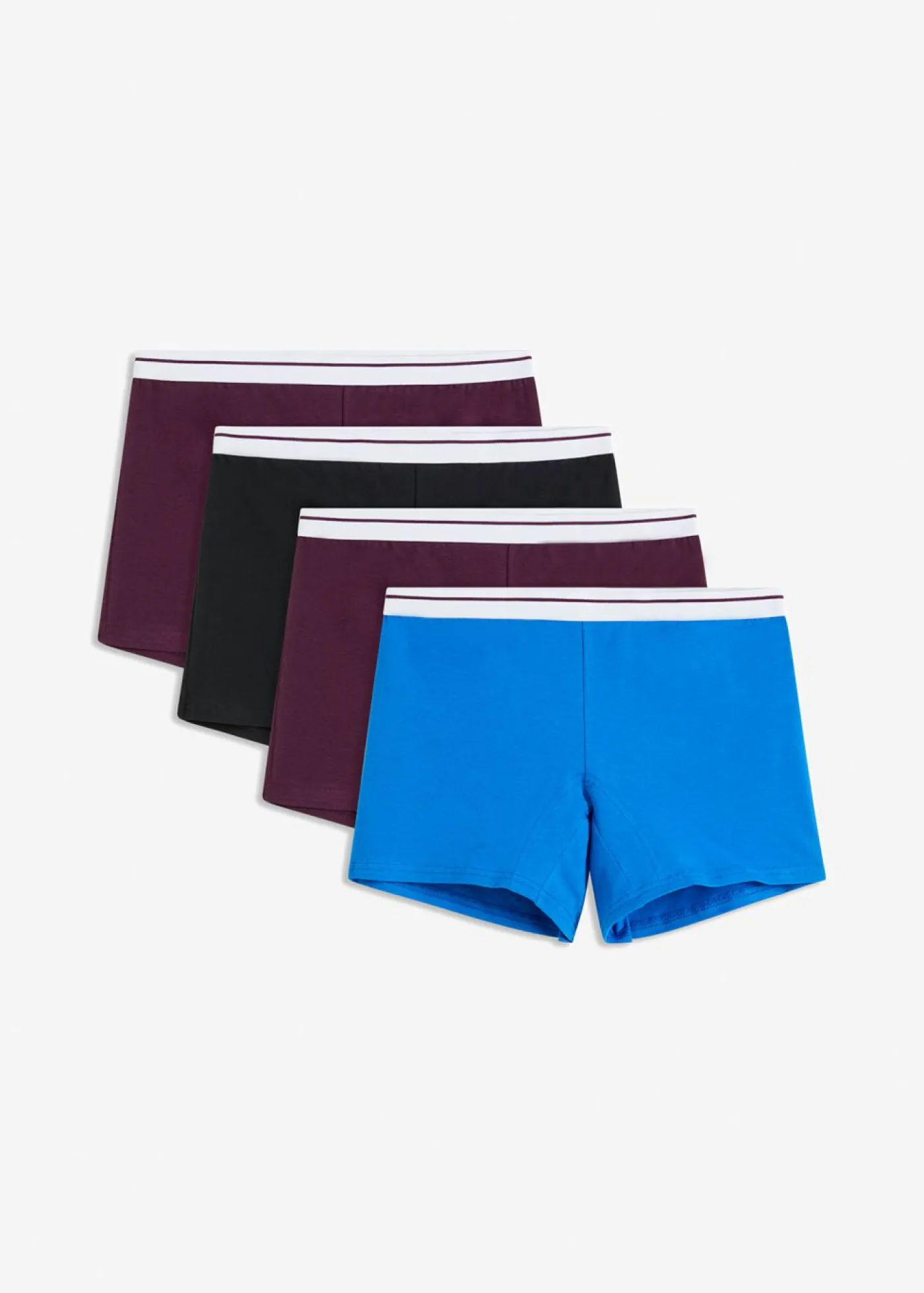 Hot Bóxer de largo medio con algodón orgánico (4 unidades) Mujer Ropa Interior De Algodón|Bragas