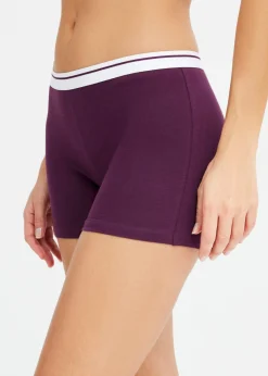 Hot Bóxer de largo medio con algodón orgánico (4 unidades) Mujer Ropa Interior De Algodón|Bragas