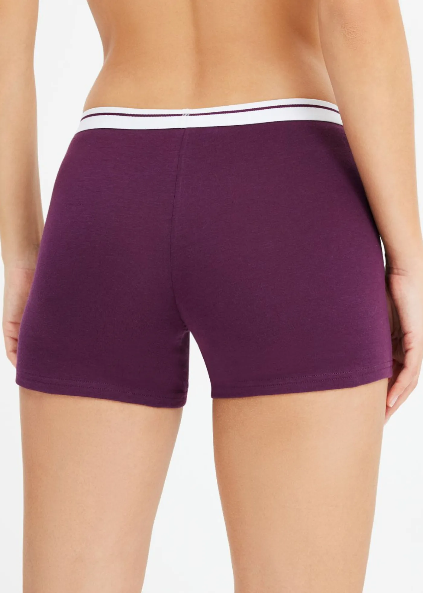 Hot Bóxer de largo medio con algodón orgánico (4 unidades) Mujer Ropa Interior De Algodón|Bragas