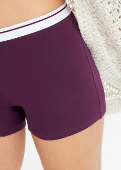 Hot Bóxer de largo medio con algodón orgánico (4 unidades) Mujer Ropa Interior De Algodón|Bragas