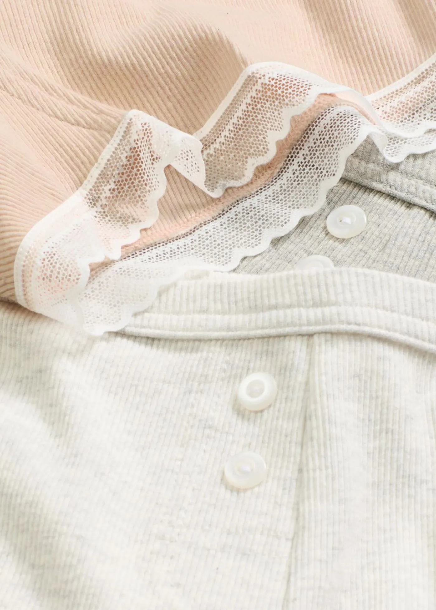 New Bóxers acanalados con encaje para mujeres (4 unidades) Mujer Ropa Interior De Algodón|Bragas