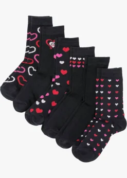 Outlet Calcetines con algodón orgánico (6 pares) Mujer Multipack|Niña·Calcetines Y Leotardos
