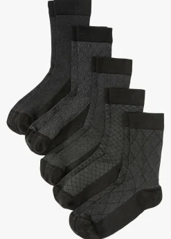 Clearance Calcetines con dobladillo antipresión (5 pares) Mujer Medias|Ropa Interior·Calcetines