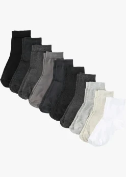 Best Calcetines cortos con algodón orgánico (10 pares) Mujer Multipack|Niño·Calcetines