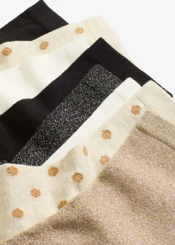 Hot Calcetines cortos con lúrex y algodón orgánico (8 pares) Mujer Medias, Panties Y Calcetines
