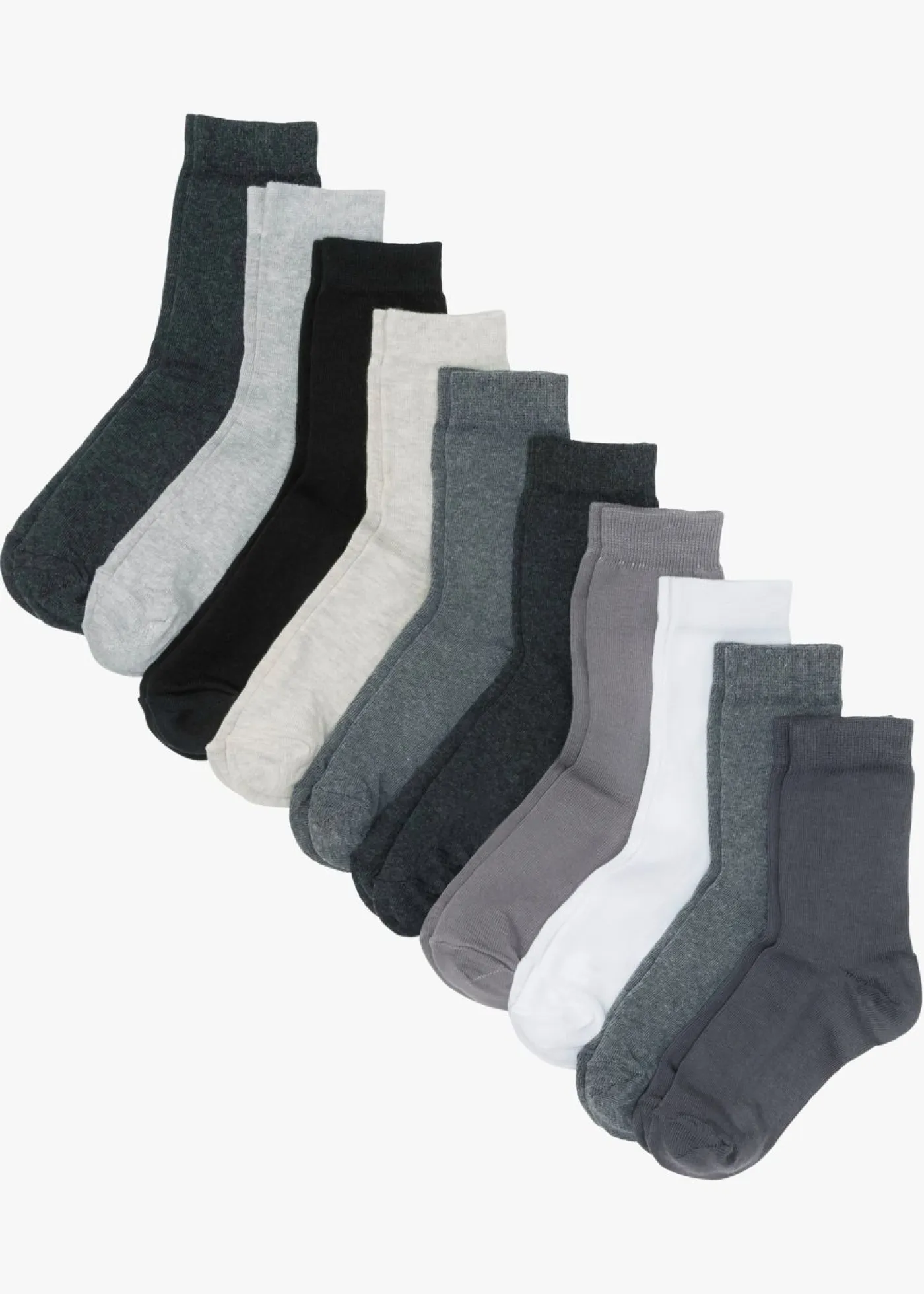 Clearance Calcetines de algodón orgánico (10 unidades) Mujer Multipack|Niño·Calcetines