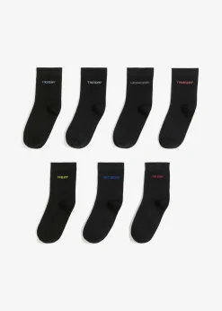 Outlet Calcetines de algodón orgánico (7 pares) Mujer Medias|Ropa Interior·Calcetines